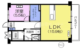 上井草グリーンハイツ3【3階】の間取り