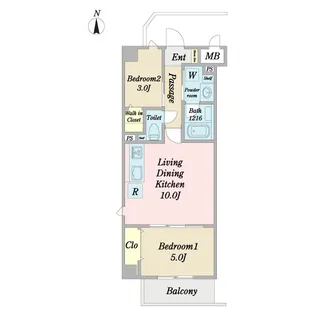 VORT中村IIresidence【2階】の間取り