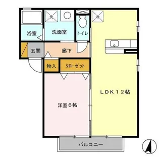 アイビースクエア四季の杜 ABCDE【2階】の間取り