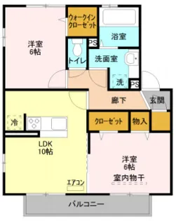 ルーチェH【1階】の間取り