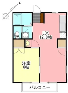 ドミール葵【1階】の間取り