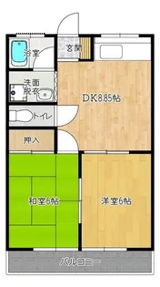 駒崎ハイツ【1階】の間取り