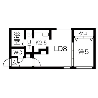 北海道札幌市豊平区豊平一条7【マンション】の間取り
