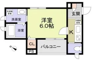 ハイム南阿佐谷【2階】の間取り