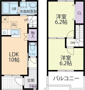 メゾンドゥ ボヌールの間取り