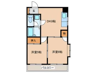 ジョウエツプラザ【2階】の間取り