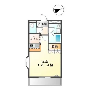 Claire【2階】の間取り