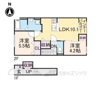 LeraPirica【2階】の間取り
