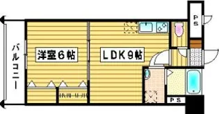 ロイヤル神屋71【6階】の間取り