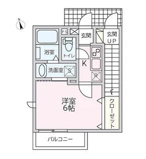 リヴァージュ【1階】の間取り