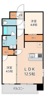 スプランディッド城東関目【5階】の間取り