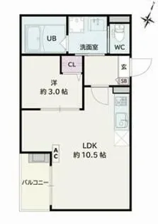 Jack kamishigeharaI【1階】の間取り