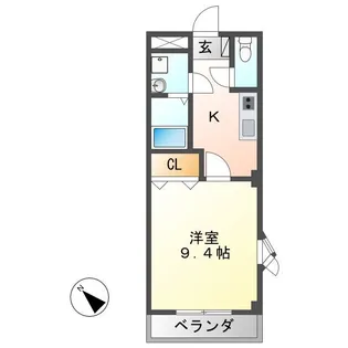 ロイヤルパインズA棟【1階】の間取り
