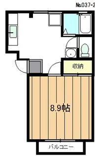 東野ハイツ【2階】の間取り
