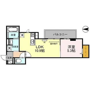D ROOM桂川【3階】の間取り
