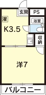 セグラ住吉【3階】の間取り