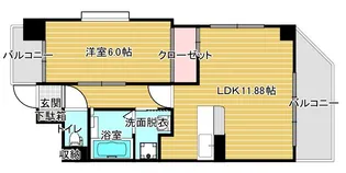 翠ガーデンビル【3階】の間取り