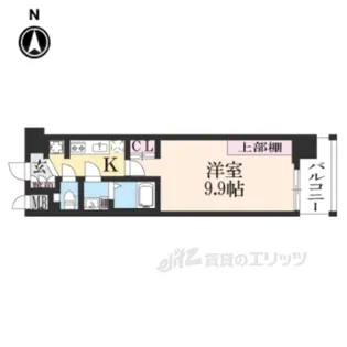 ソルテラス京都洛南【2階】の間取り