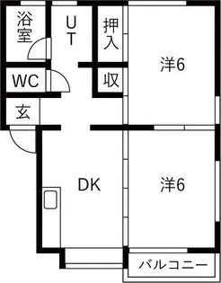 フロイデン【2階】の間取り