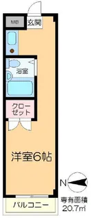 グランデ富士【2階】の間取り