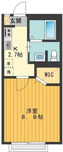 ラ・シエスト【1階】の間取り