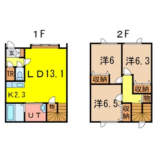 ゼロワンイーストの間取り