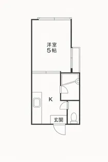 高平ハイツ【1階】の間取り