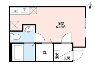 reveur HANAHATA(リヴェールハナハタ)【2階】の間取り