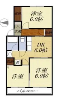 ヴィラナリー袋井【2階】の間取り