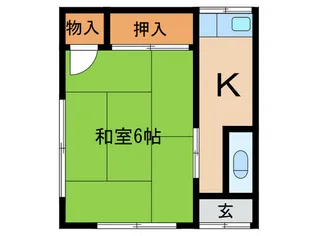 かづみ荘【2階】の間取り