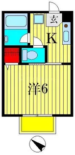 第三六親荘【2階】の間取り