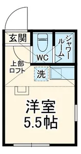 ユナイト星川ポーリング【1階】の間取り