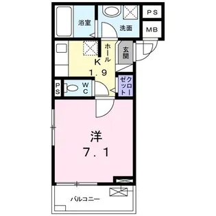 ポラリスヤマト【2階】の間取り