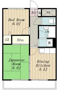 ライオンズマンション淵野辺第2【3階】の間取り
