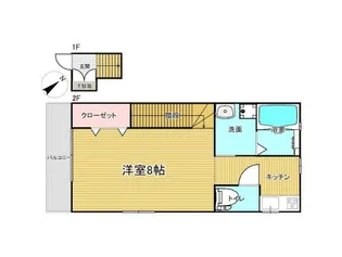 CASA BLU【2階】の間取り