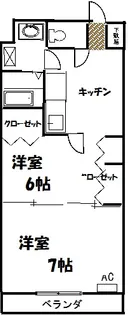 エソール【4階】の間取り