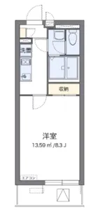 クレイノアメリアメゾン【2階】の間取り