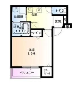 フジパレス堺今池サウス【1階】の間取り