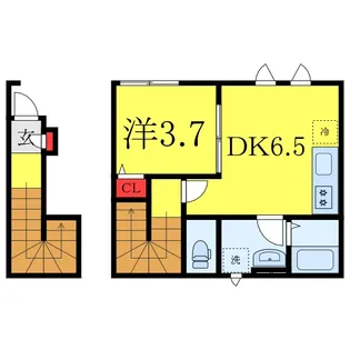 アーバンハウス小島【2階】の間取り