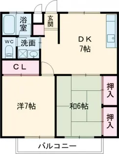 エクセレントコンフォート【1階】の間取り