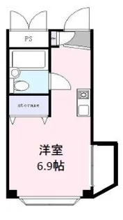 オーシャンハイム向ヶ丘【2階】の間取り