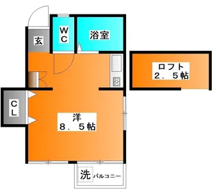 セレサコート【2階】の間取り
