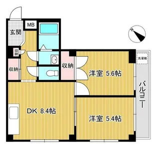 ハイツクボタ【1階】の間取り