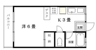 みどりハイツ【3階】の間取り