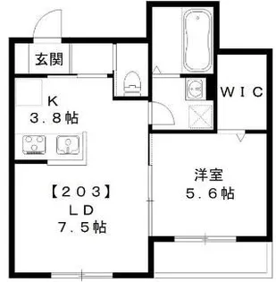 シンブリーズ【1階】の間取り