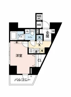 ブライズ駒澤【7階】の間取り