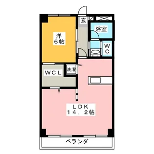 センターヴィレッジ【3階】の間取り
