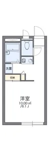 レオパレス城南II【2階】の間取り
