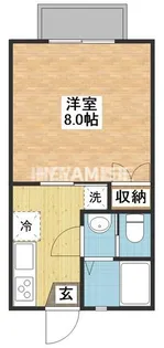 コーポ中尾【1階】の間取り