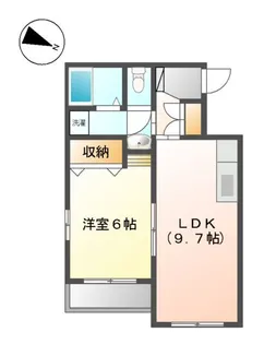 レジデンス和【4階】の間取り